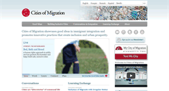 Desktop Screenshot of citiesofmigration.ca