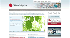 Desktop Screenshot of citiesofmigration.org